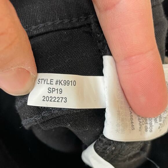 Madewell 10” High-Rise Roadtripper Jeggings: Button-Front Edition Black Size 28 - Picture 10 of 12